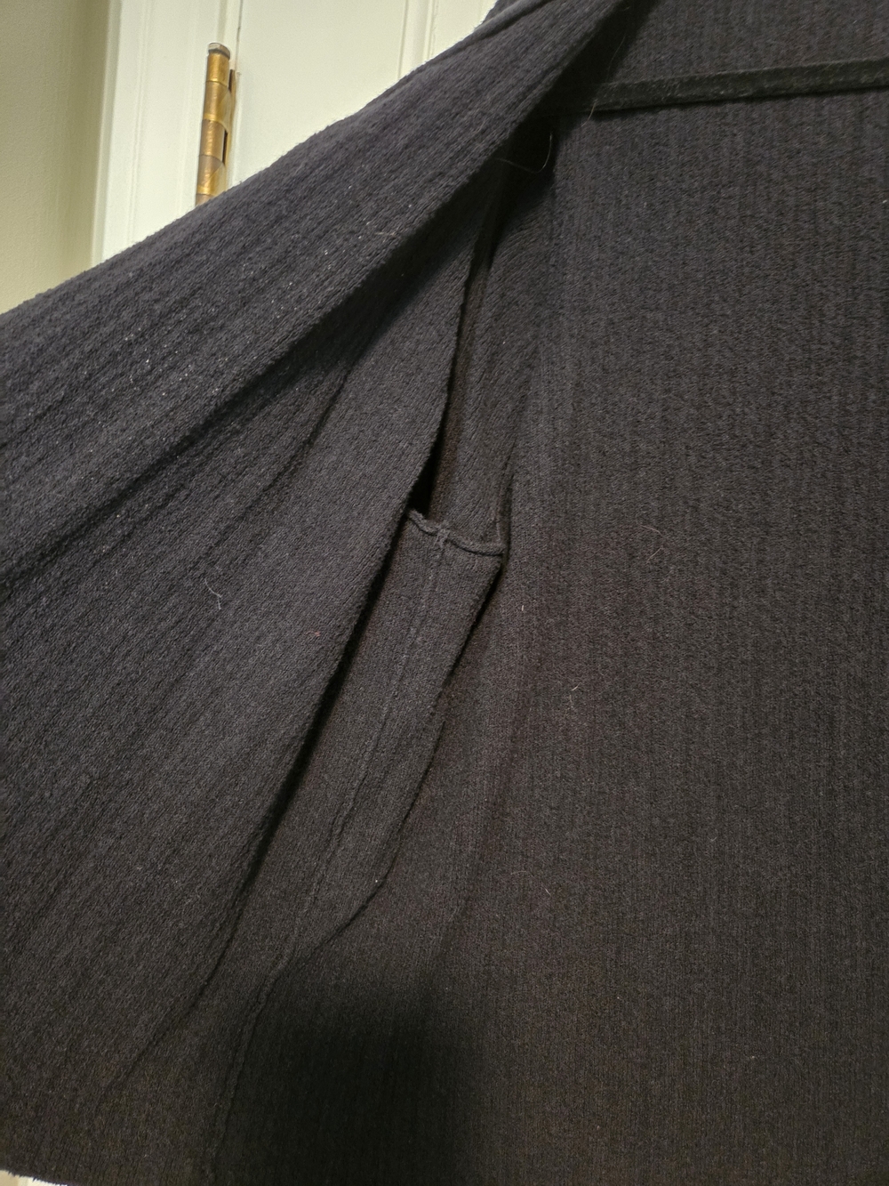 Old Navy Soft Black Ribbed Cardigan Sweater Size 2X - Picture 4 of 8